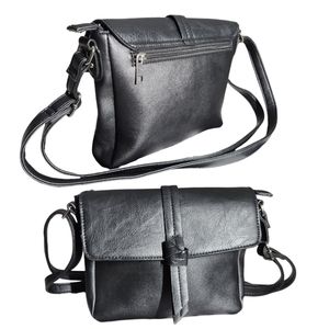 Mia & Luca shoulder bag black leather